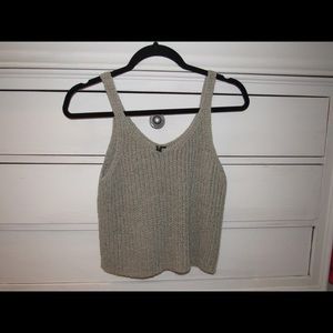 Olive Green Knit Tank